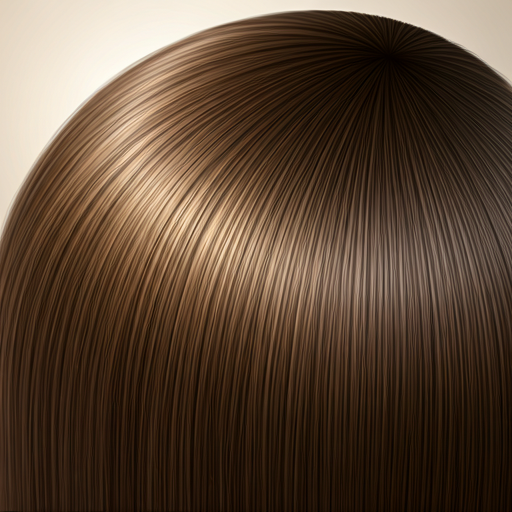 Nahaufnahme von Bonding Extensions, die im Haar eingearbeitet werden